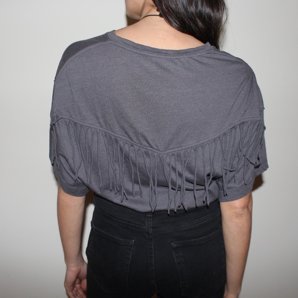 Western Boho Fringe Shirt Dress - Picture 2 of 3